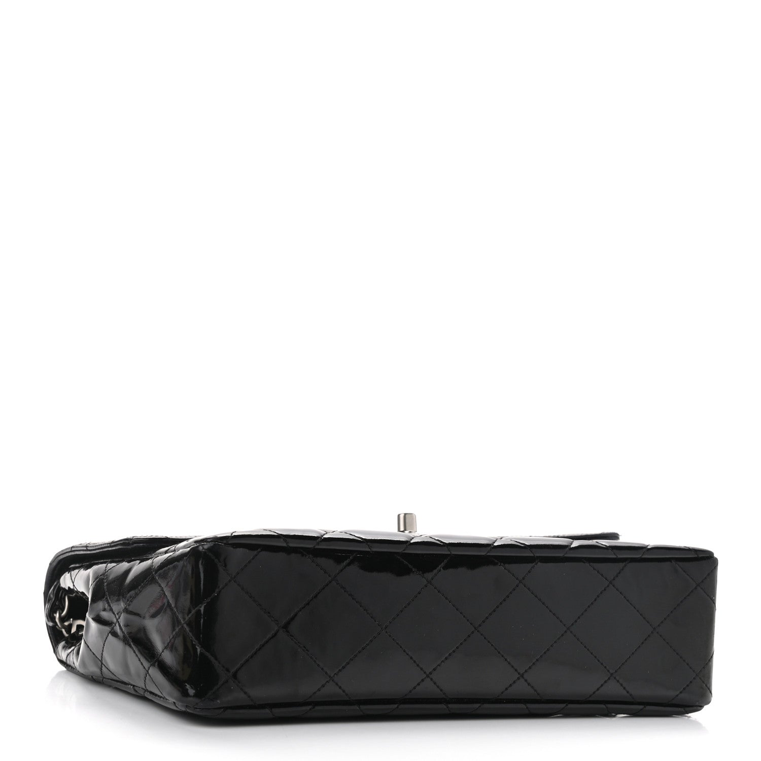 Chanel Patent Quilted Medium Single Flap Black 3 of 10