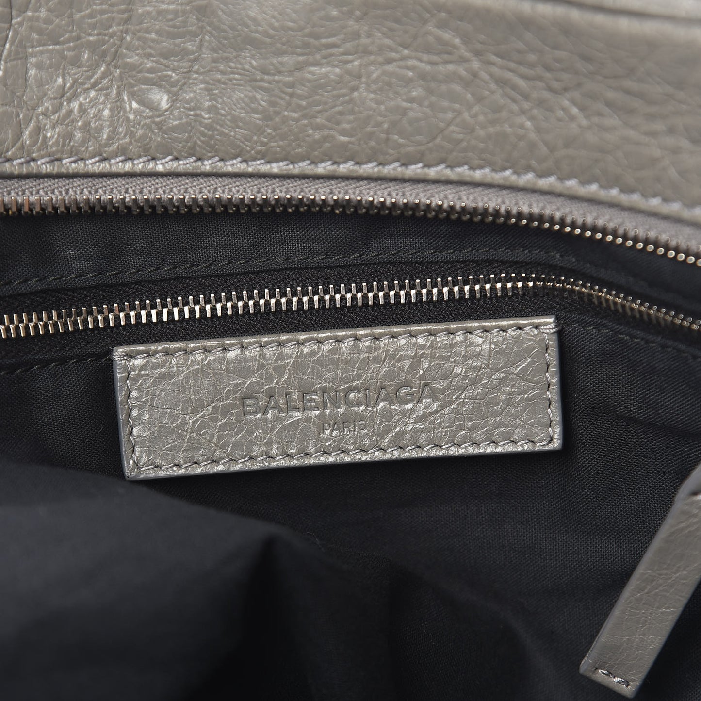 Agneau Classic Hardware Mens Mini Folder Gris Fumee