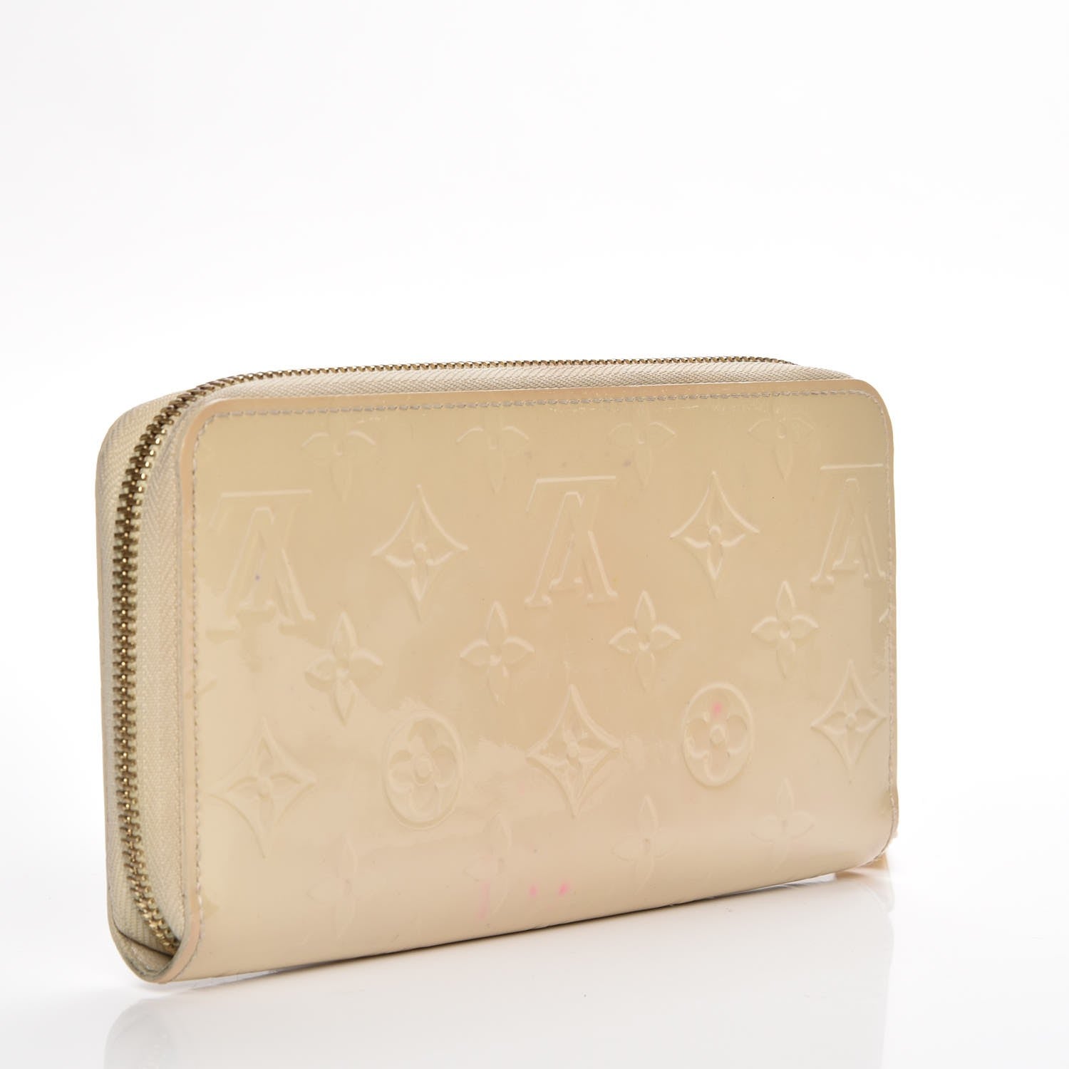 Louis Vuitton Vernis Zippy Wallet Blanc Corail 3 of 10