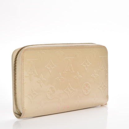 Louis Vuitton Vernis Zippy Wallet Blanc Corail 3 of 10