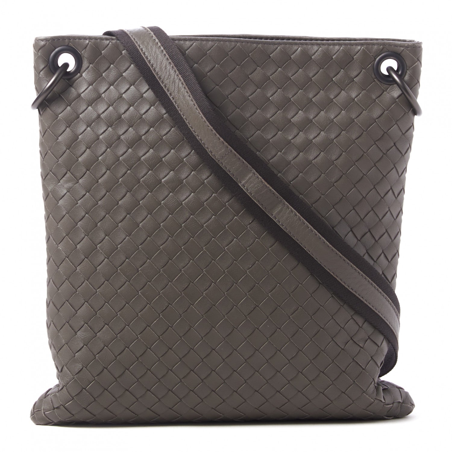 Bottega Veneta Nappa Intrecciato VN Crossbody Messenger Bag Shadow 1 of 7