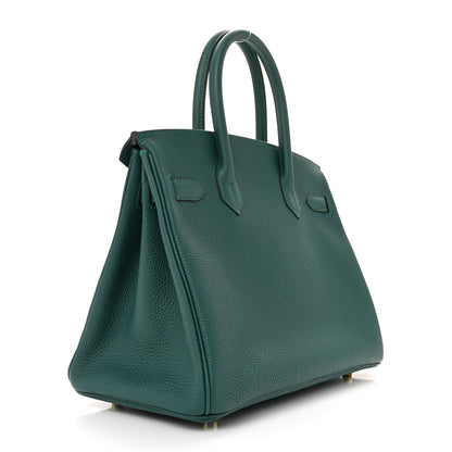 Hermes Togo Birkin 30 Malachite 4 of 23