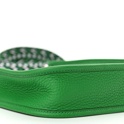 Hermes Taurillon Clemence Allegro Evelyne TPM Bamboo 9 of 11