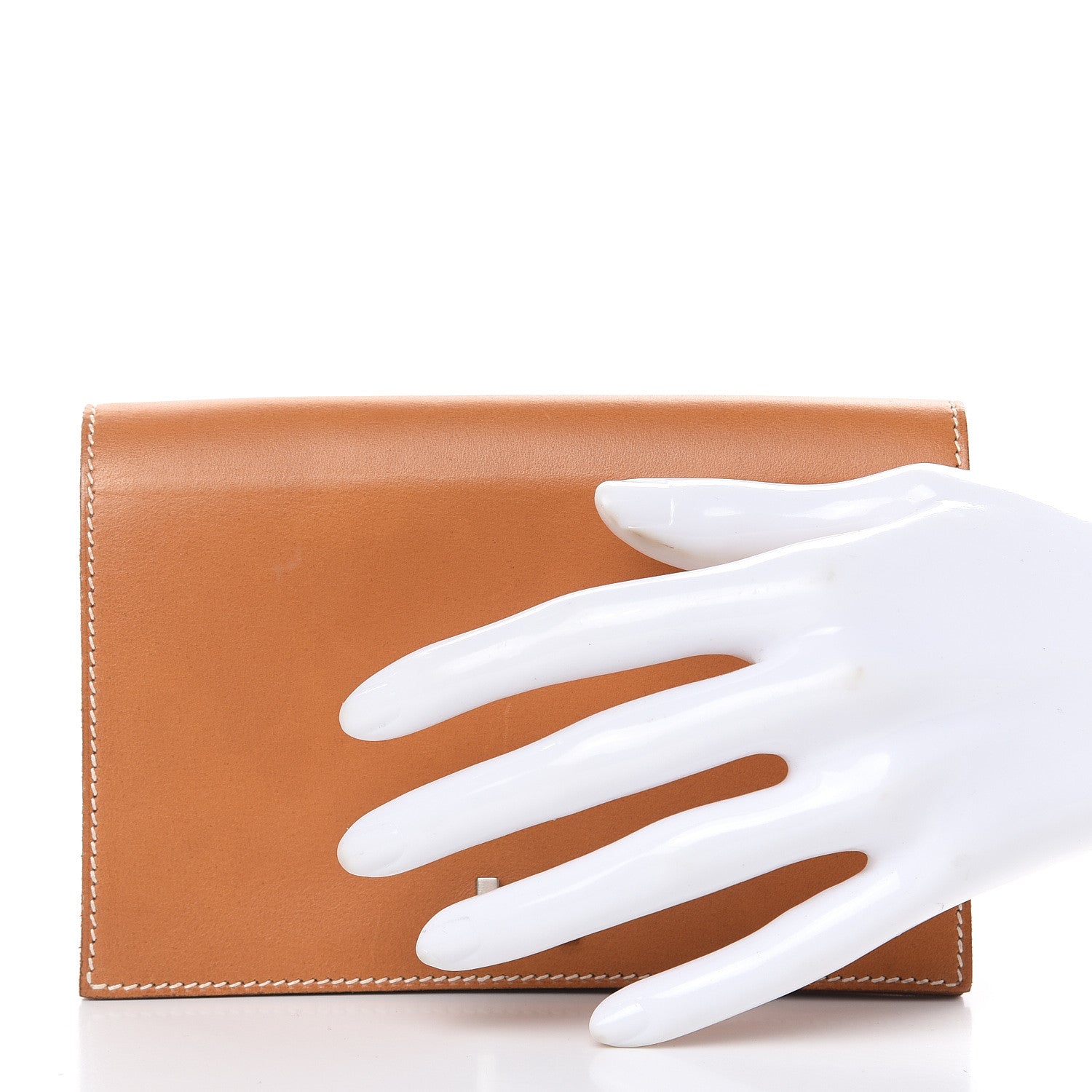 Hermes Vache Natural Waist Bag Clutch 2 of 13