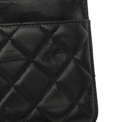 Chanel Lambskin Quilted Boy Wallet On Chain WOC Black 14 of 15