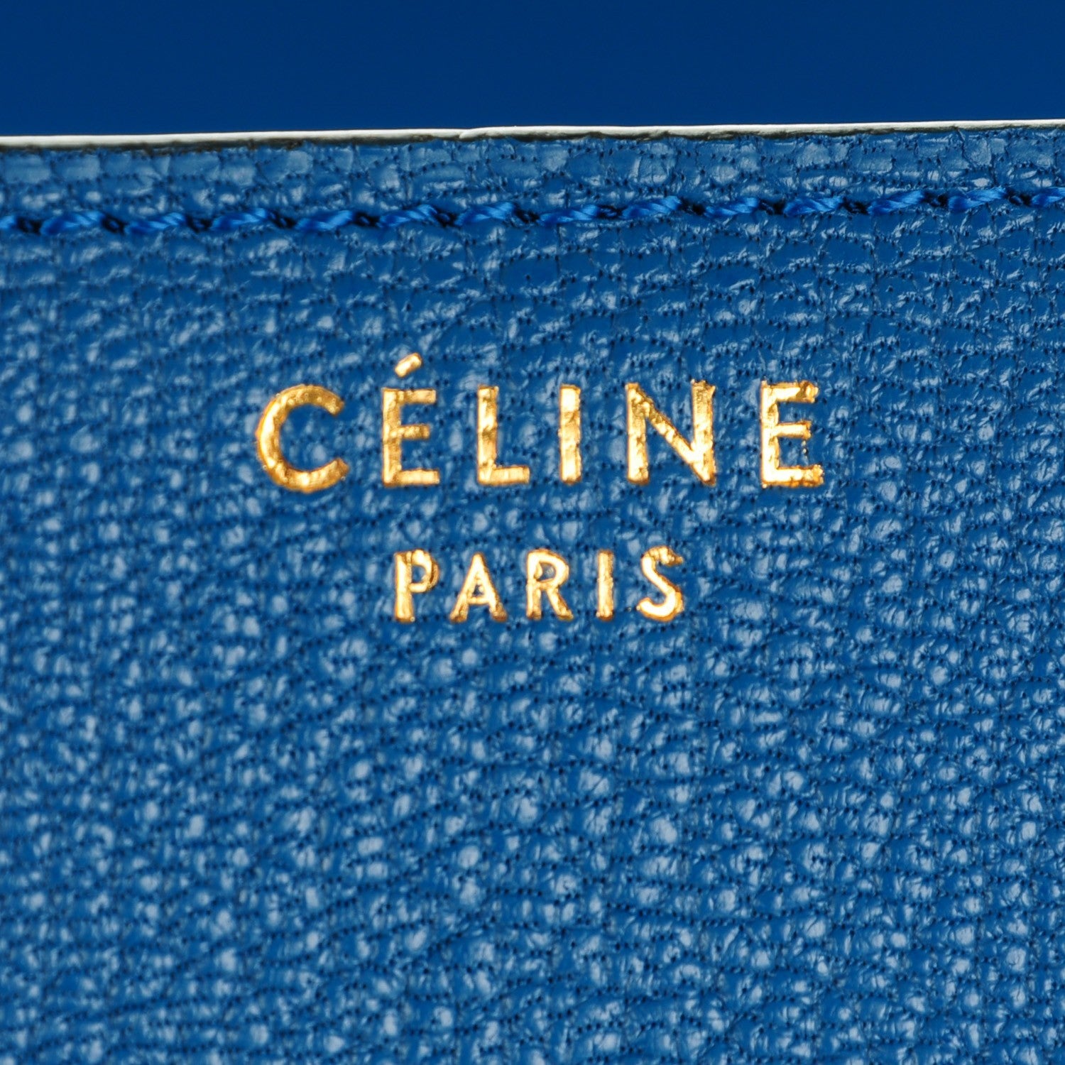 Celine Goatskin Medium Classic Box Flap Bag Sea 6 of 7