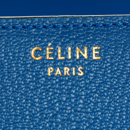Celine Goatskin Medium Classic Box Flap Bag Sea 6 of 7