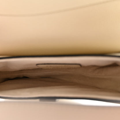 Christian Dior Grained Calfskin Mini Saddle Bag White 5 of 9
