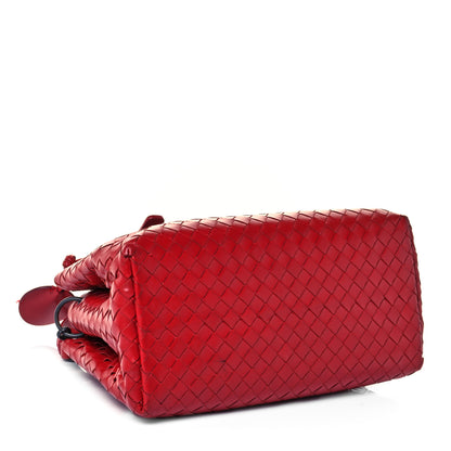 Bottega Veneta Light Calf Intrecciato Small Roma Fraise 5 of 14