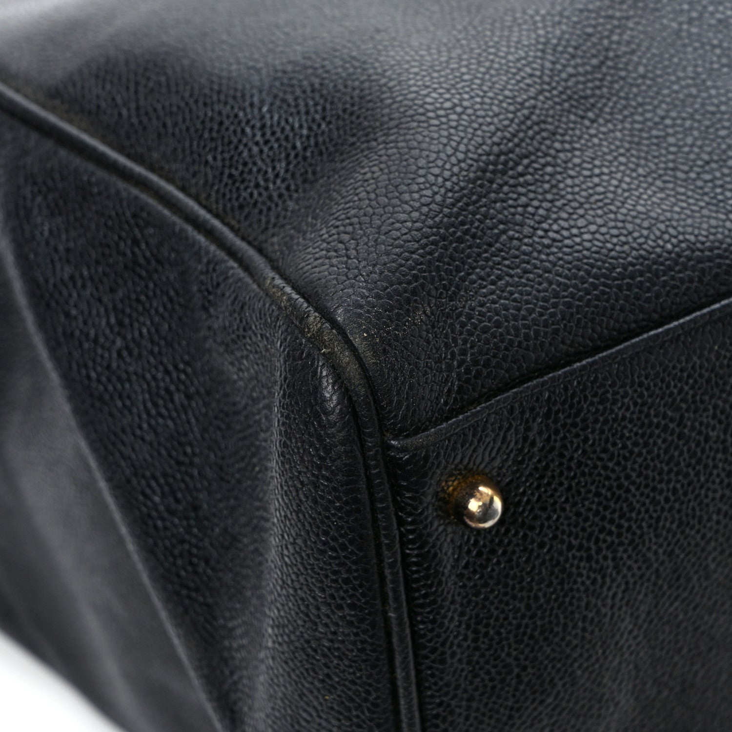 Chanel Caviar XL Weekender Bag Black 10 of 12