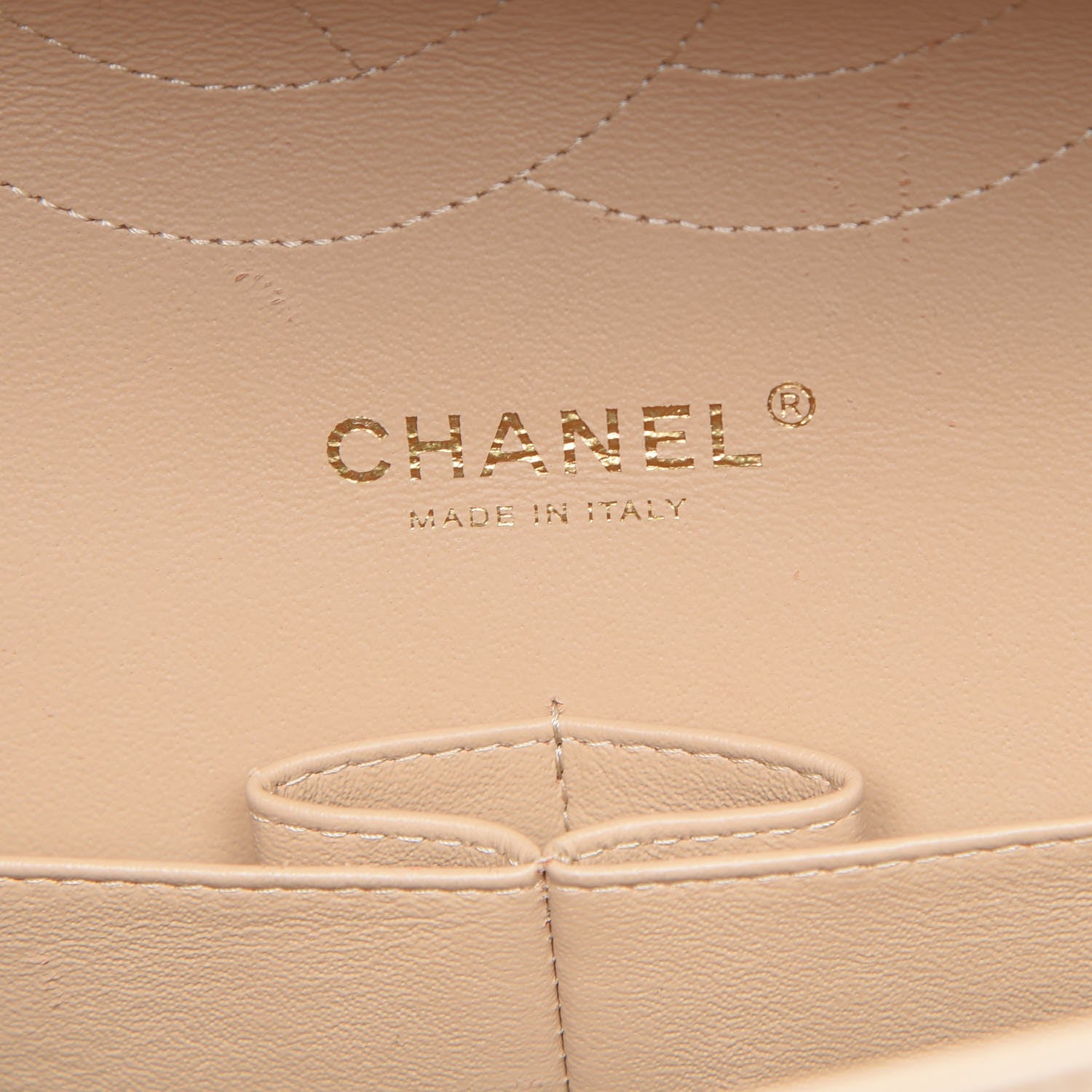 Chanel Lambskin Quilted Jumbo Double Flap Beige Clair 5 of 14