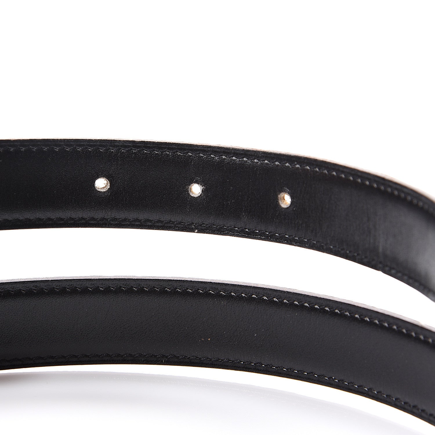 Hermes Box Togo 24mm Mini Constance H Belt 80 Black Gold 3 of 5