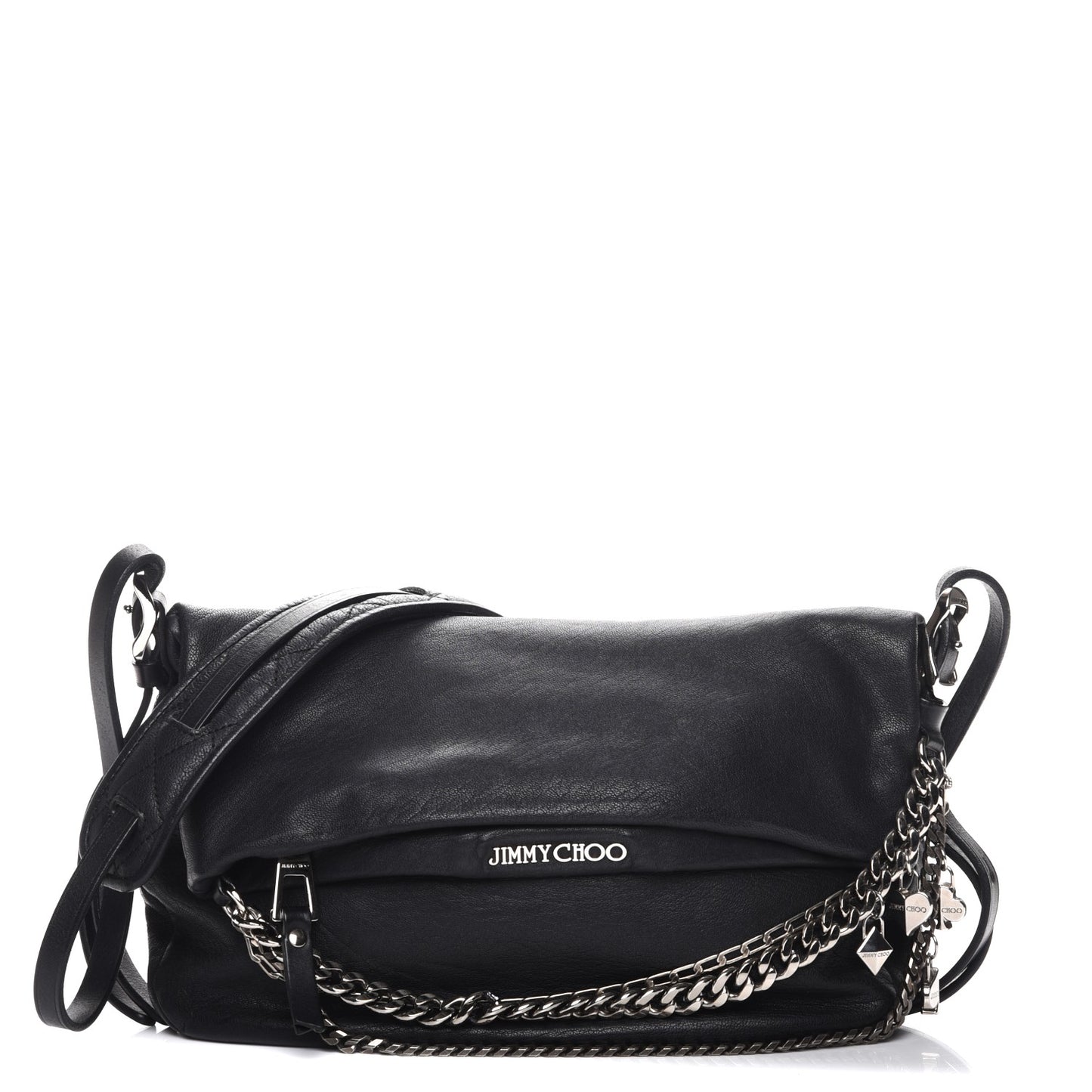 Lambskin Small Biker Hobo Black