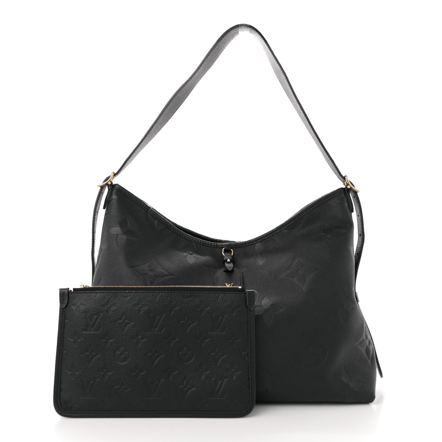 Louis Vuitton Empreinte Monogram Giant CarryAll MM Black 2 of 11