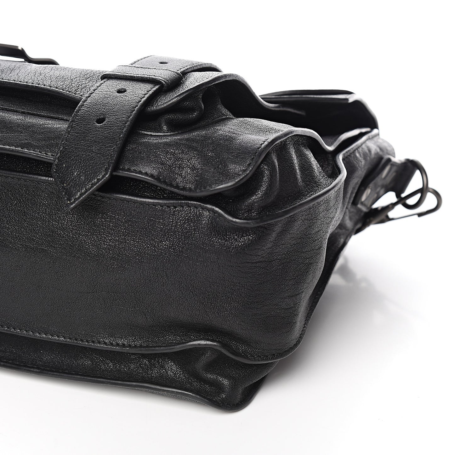 Lambskin Medium PS1 Satchel Black
