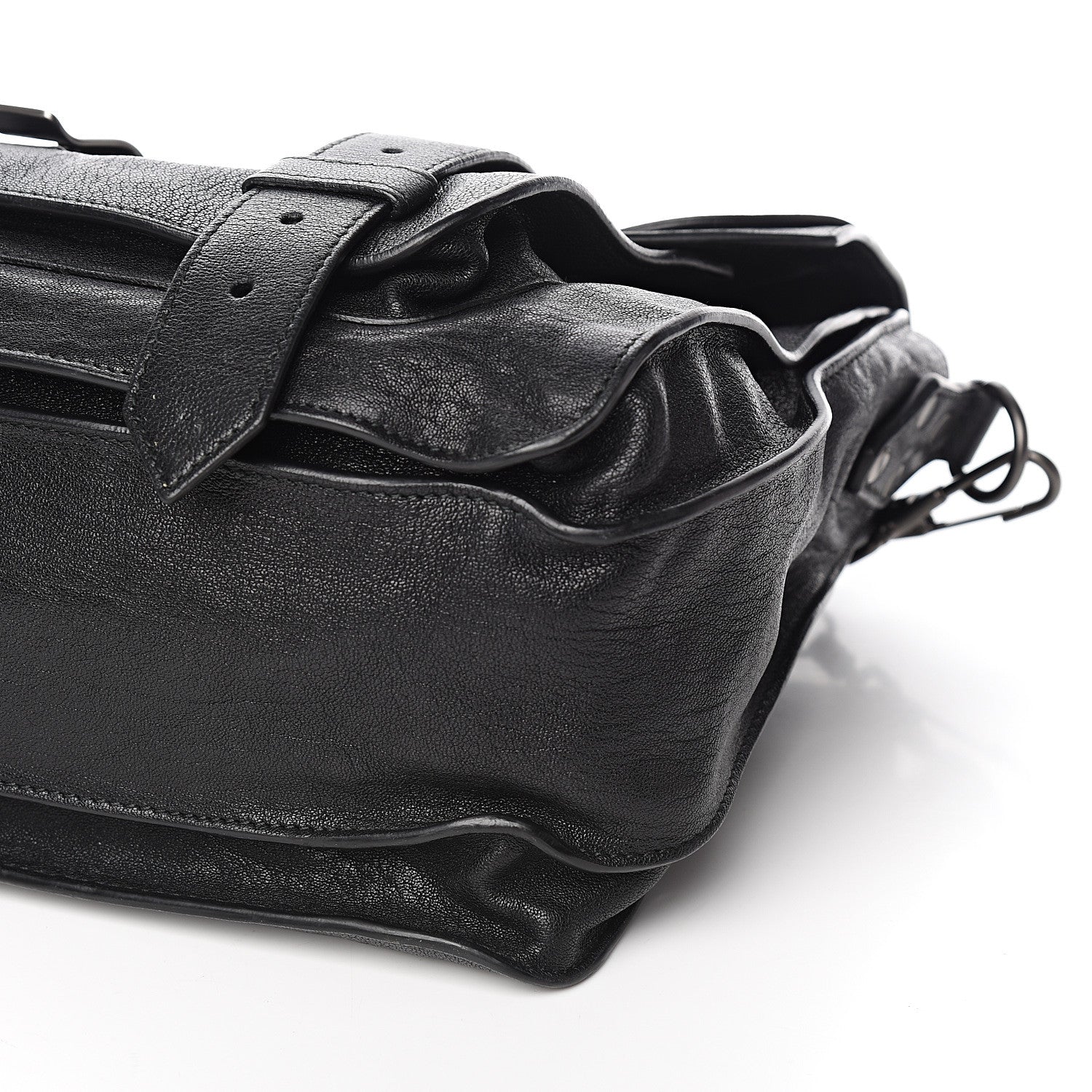 Proenza Schouler Lambskin Medium PS1 Satchel Black 8 of 9