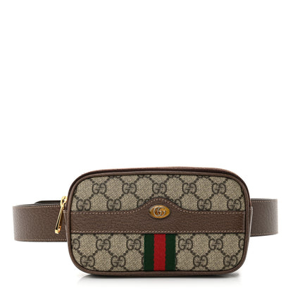 Gucci GG Supreme Monogram Ophidia Belted iPhone Case 85 34 Dark Brown 1 of 13
