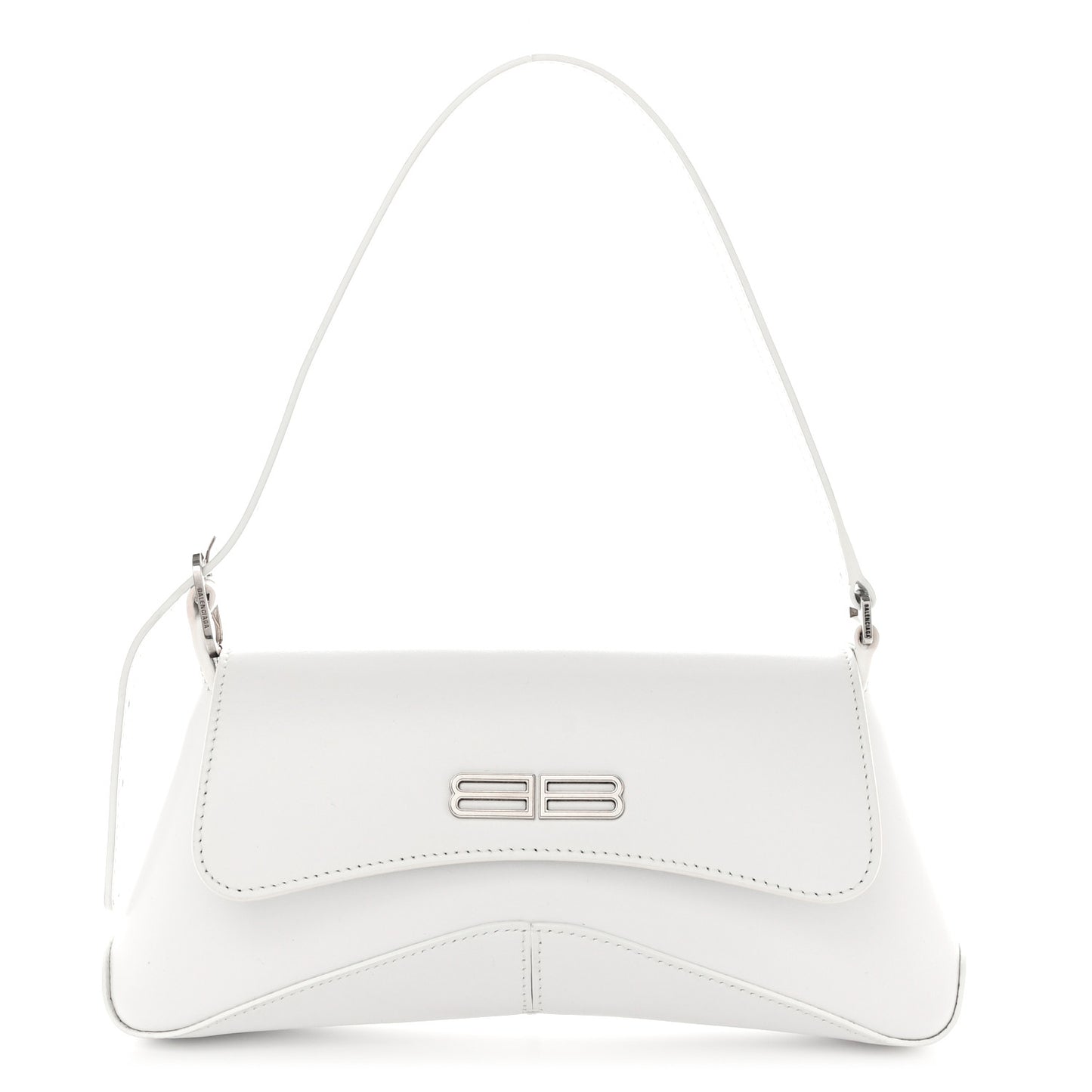 Box Calfskin Small XX Flap Stretch Bag White