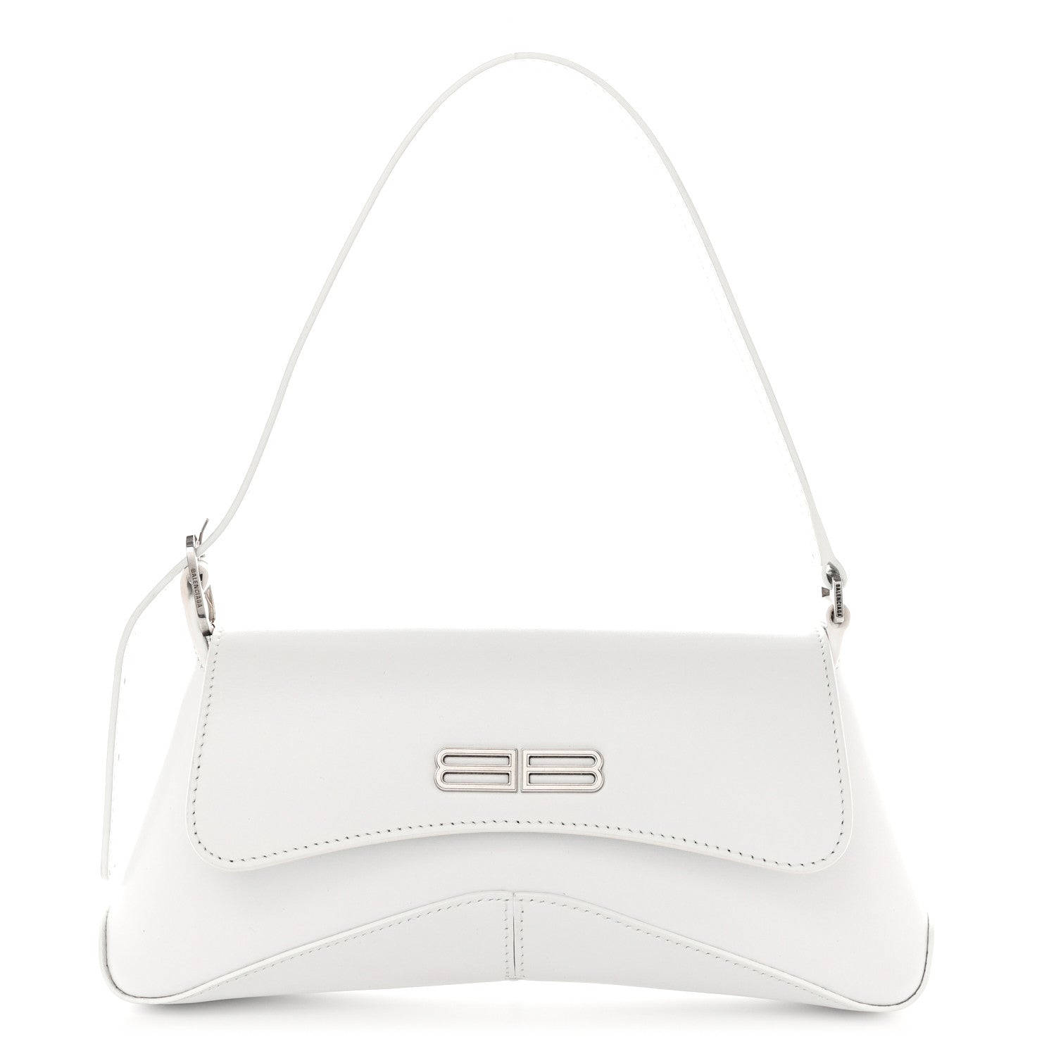 Balenciaga Box Calfskin Small XX Flap Stretch Bag White 1 of 15