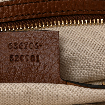 Gucci New Denim GG Monogram Calfskin Small Jackie 1961 Hobo Blue Tea Cuir 7 of 10