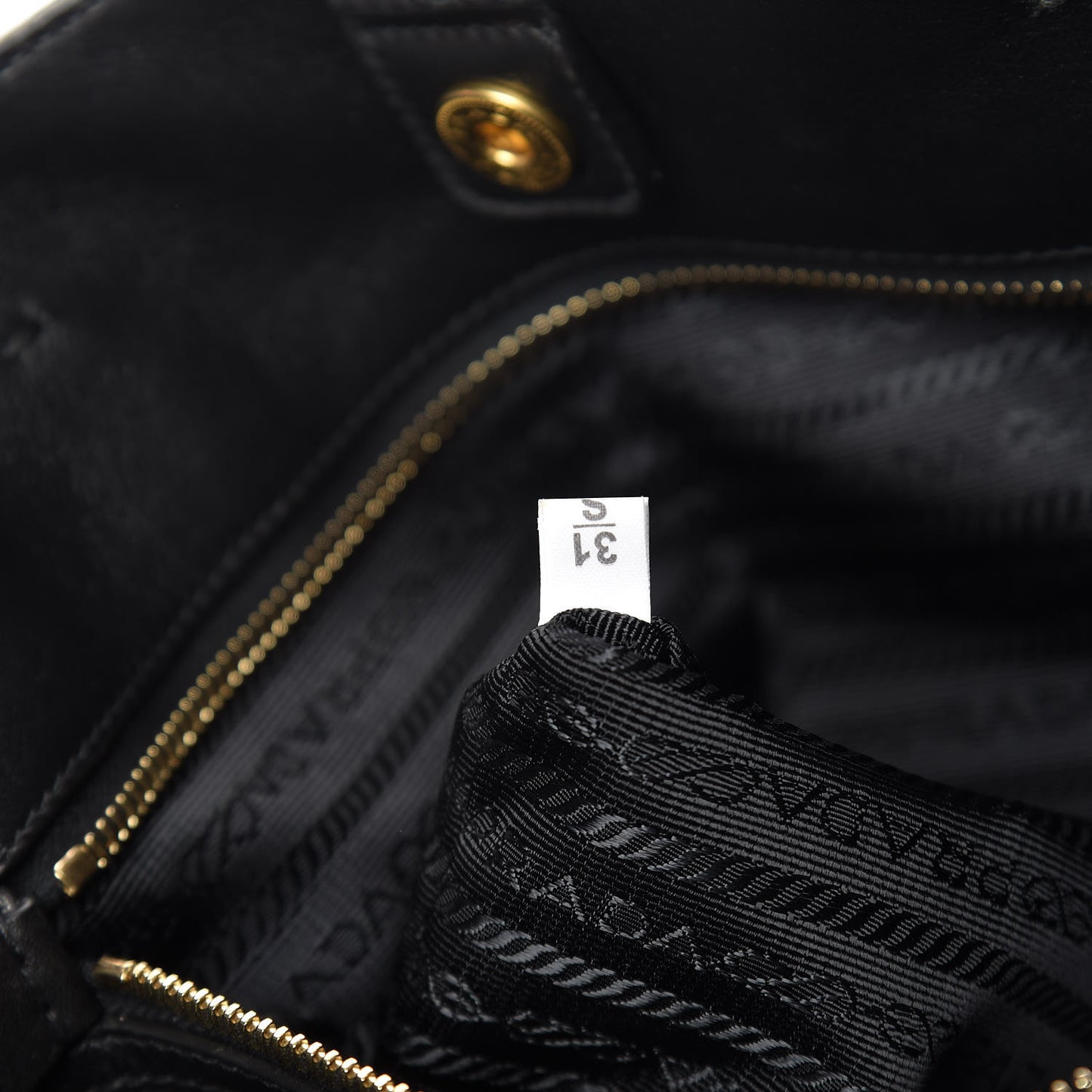 Soft Calf Shopping Tote Black