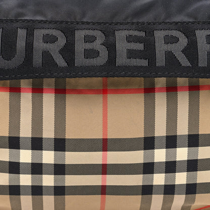 Burberry Nylon Vintage Check Sonny Bum Bag Archive Beige Black 8 of 11