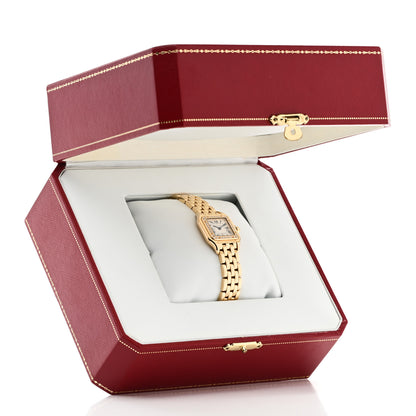 Cartier 18K Yellow Gold Diamond 22mm Panthere Quartz Watch 5 of 5