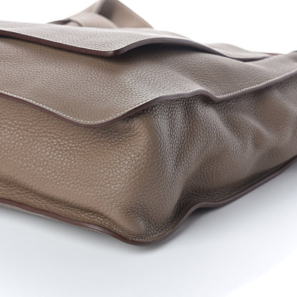 Hermes Taurillon Clemence Marwari GM Etoupe 9 of 9