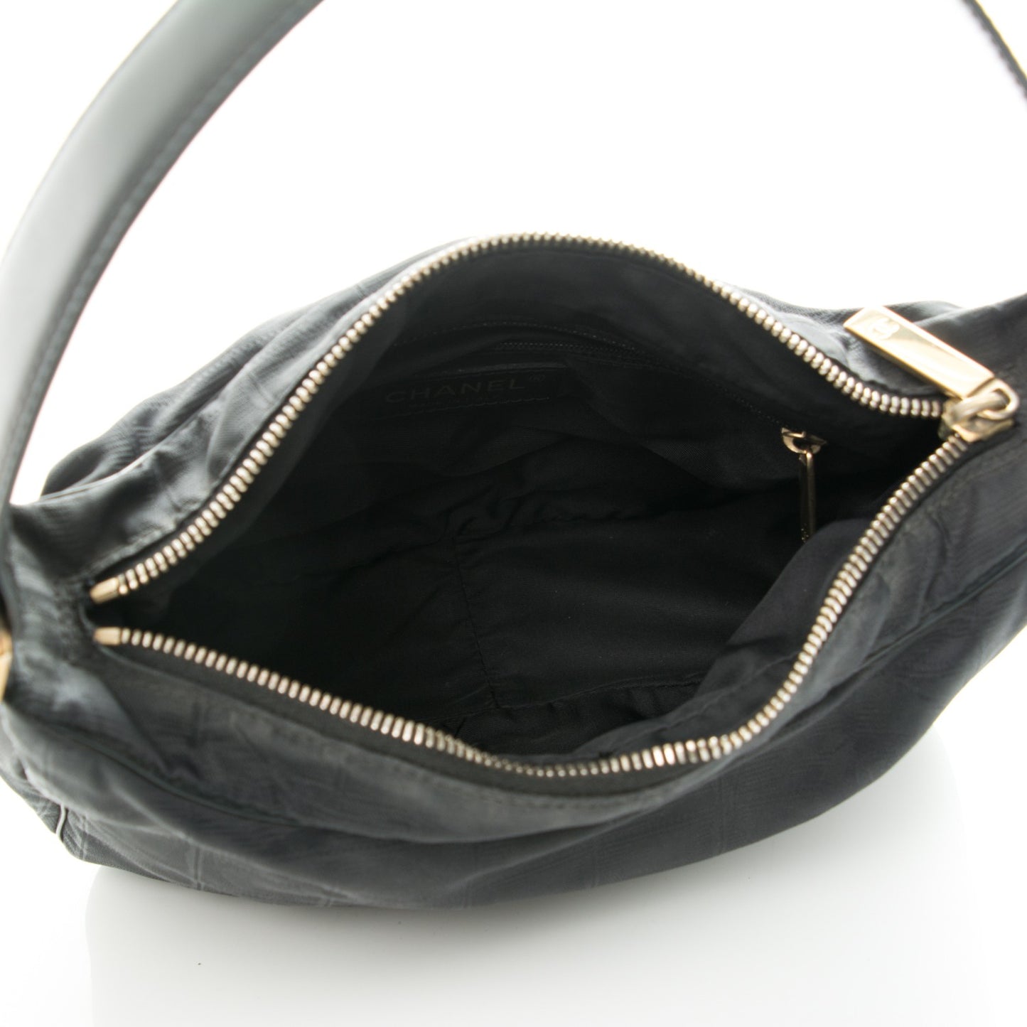 Nylon Travel Hobo Black