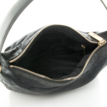 Chanel Nylon Travel Hobo Black 5 of 7