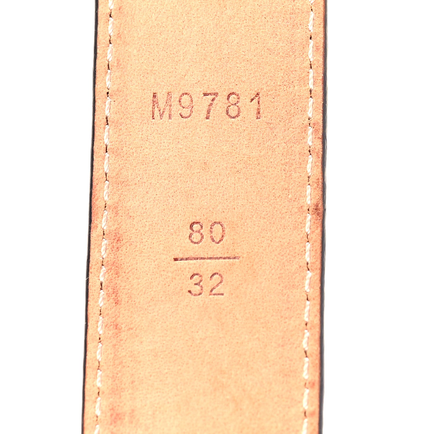Louis Vuitton Calfskin Monogram 30mm LV Initiales Reversible Belt 80 32 Black 3 of 8