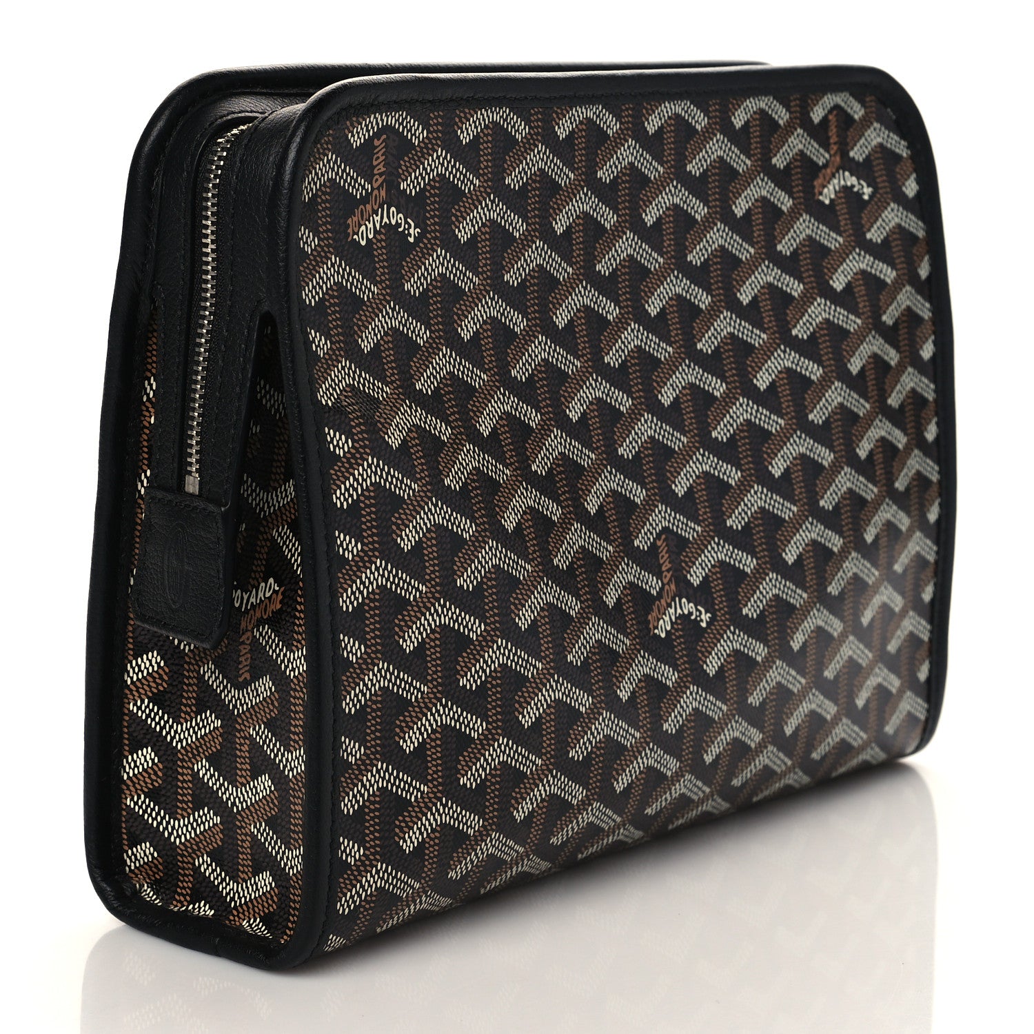 Goyard Goyardine Jouvence MM Toiletry Pouch Black 3 of 6