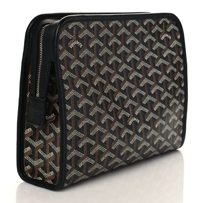 Goyard Goyardine Jouvence MM Toiletry Pouch Black 3 of 6