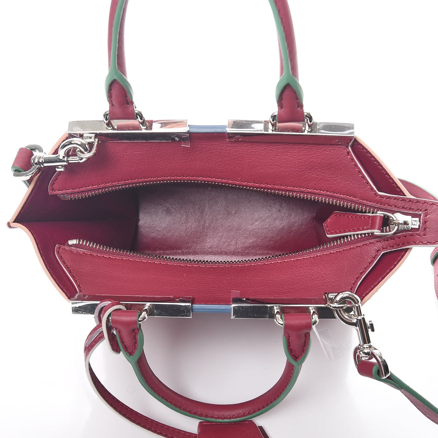 Vitello Dolce Mini 3jours Tote Black Cherry