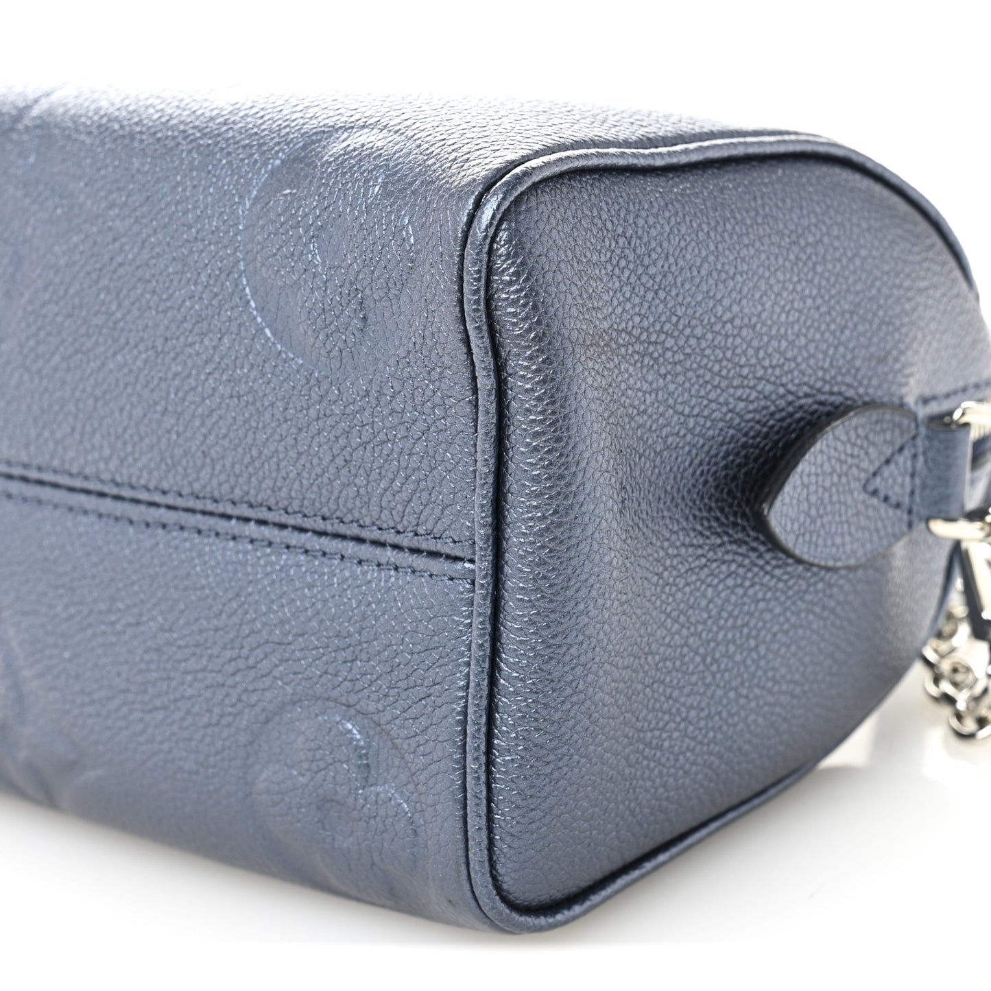 Metallic Empreinte Monogram Giant Speedy Bandouliere 20 Navy Nacre