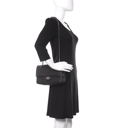 Chanel Washed Caviar Quilted 2.55 Reissue 225 Bijoux Chain Flap Black 2 of 13