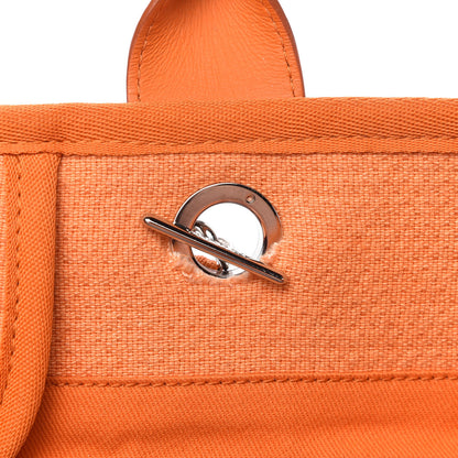Chanel Canvas Medium Deauville Tote Orange 11 of 11
