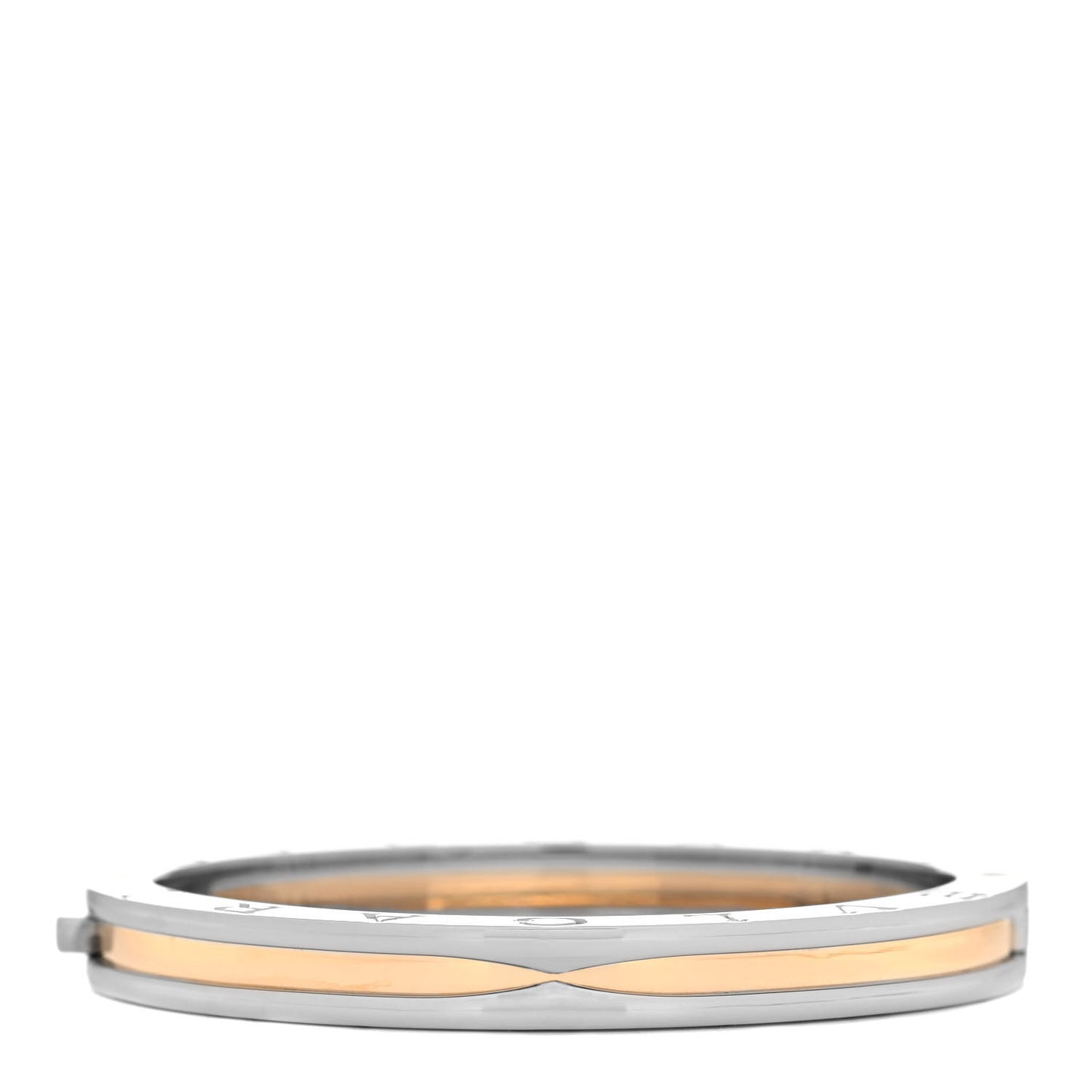 18K Yellow Gold Stainless Steel B.Zero1 Bangle Bracelet