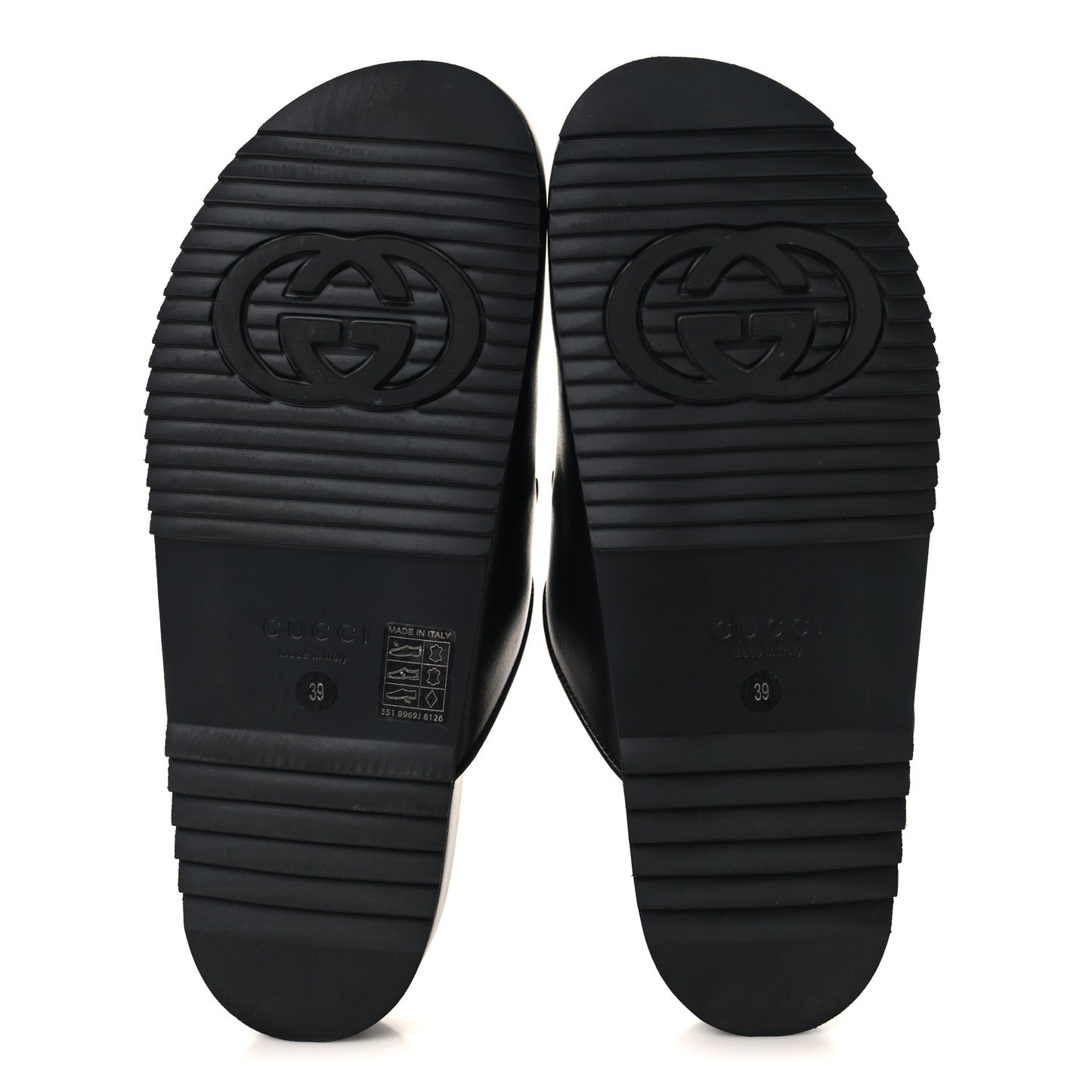 Jakarta Calfskin Womens Horsebit Slippers 39 Black
