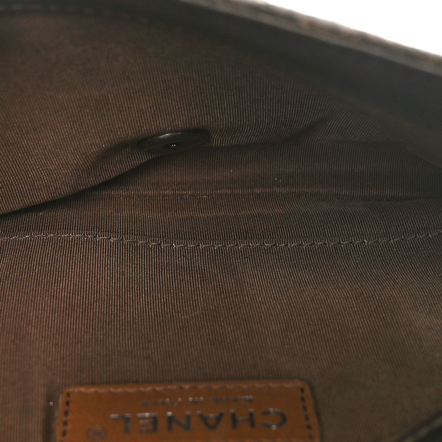 Chanel Metallic Lambskin Pony Hair Quilted Multi Bag Bronze 5 of 11