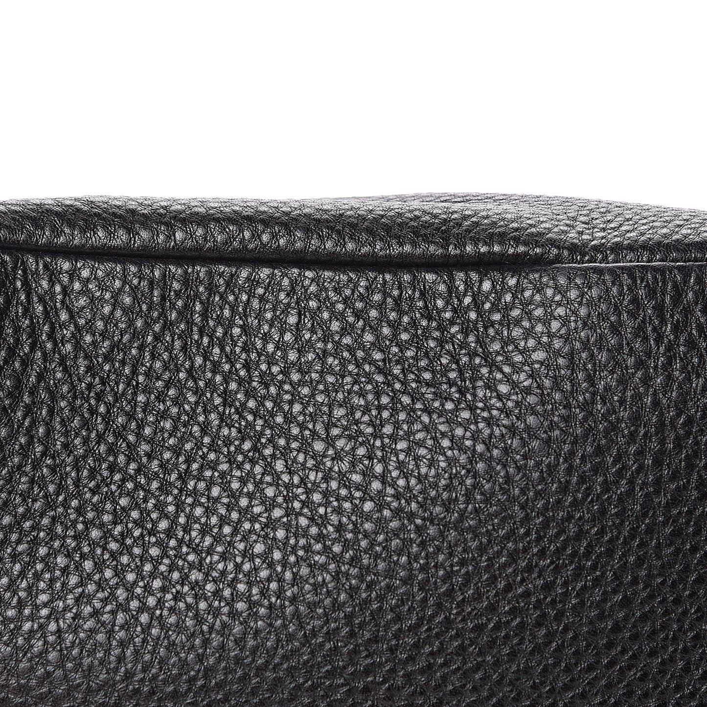 Vitello Daino Shoulder Bag Black