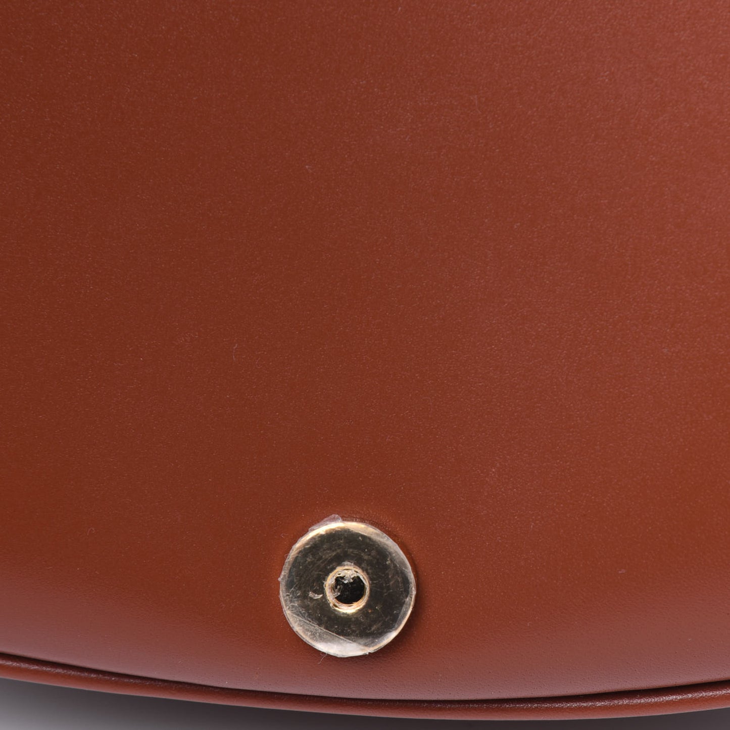 Box Calfskin Medium Bobby Flap Dark Tan