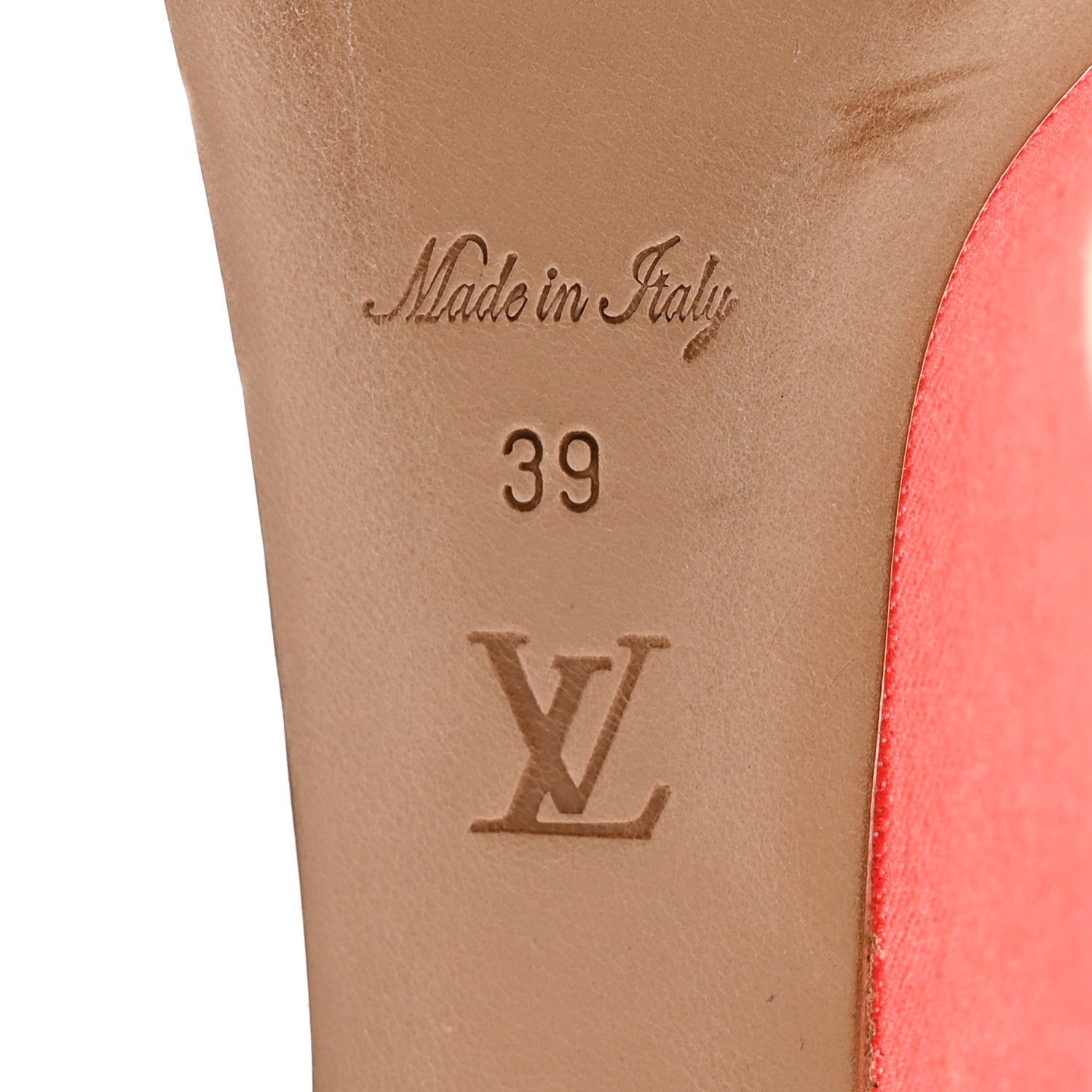 Louis Vuitton Canvas Waterfall Wedge Sandals 39 Red 7 of 8