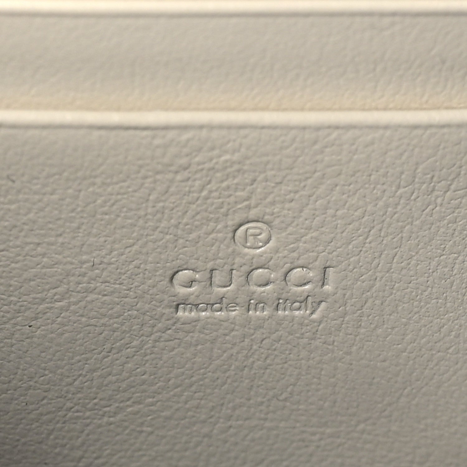 Gucci Vintage Effect Calfskin Matelasse Diagonal Torchon GG Marmont Chain Wallet Mystic White Blue Agata 6 of 10