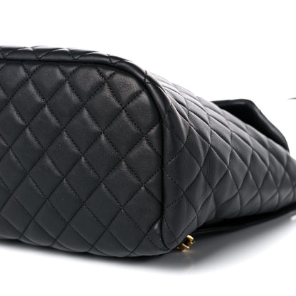 Chanel Lambskin Quilted Large Urban Spirit Backpack Black 9 of 10