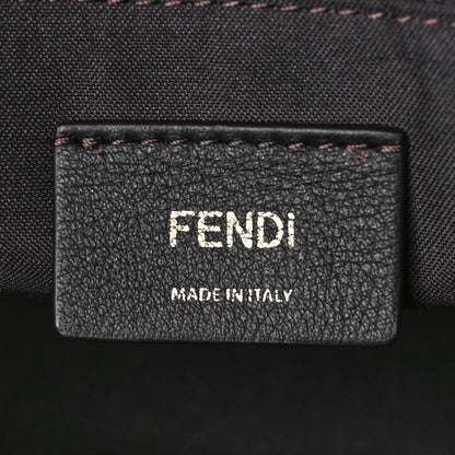 Fendi Vitello King Macro Stitchings Logo Medium By The Way Boston Bag Praline 6 of 9