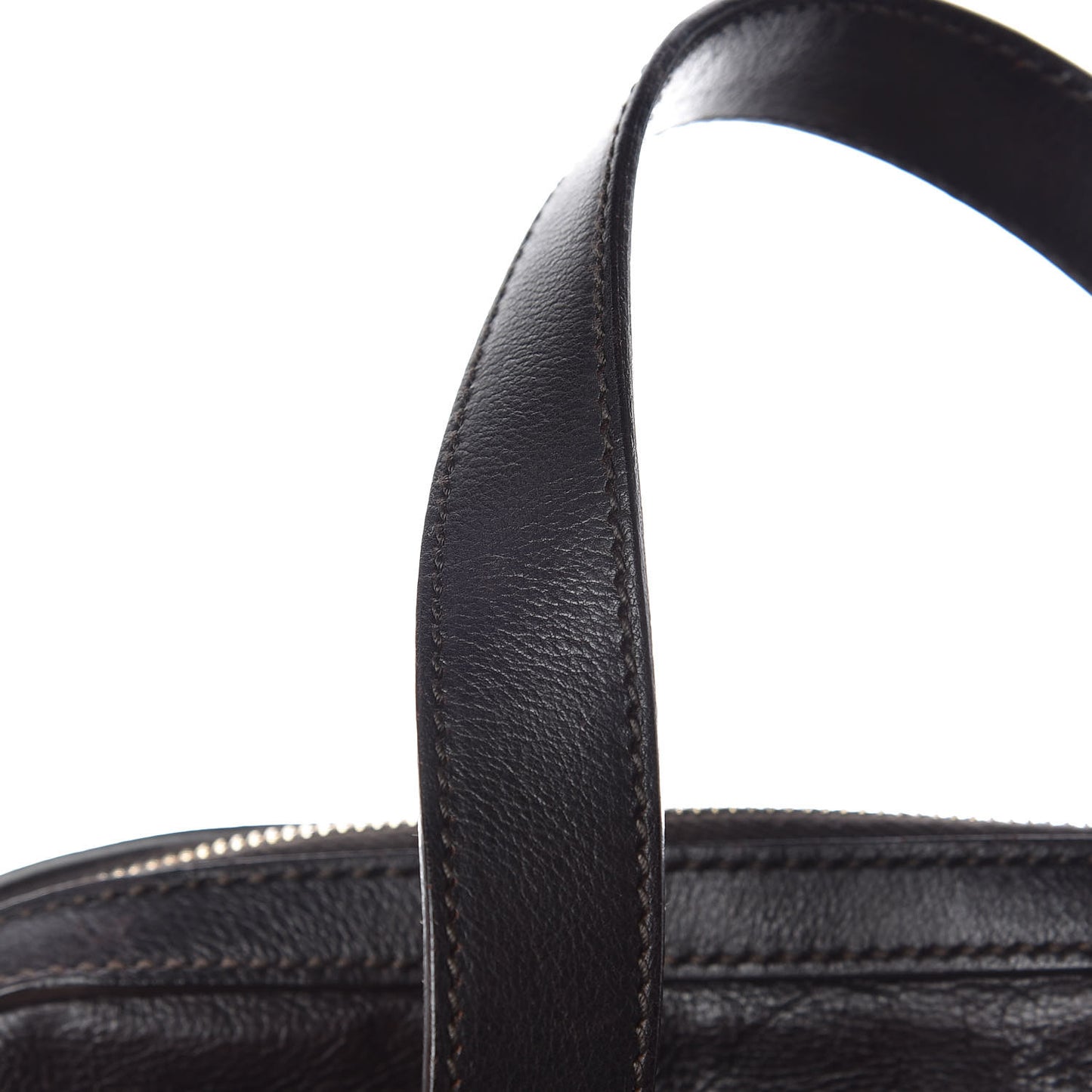 Calfskin Large Muse Dark Brown