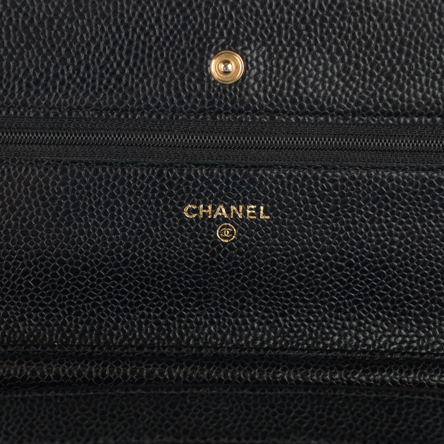 Chanel Caviar Quilted Wallet On Chain WOC Black 6 of 8