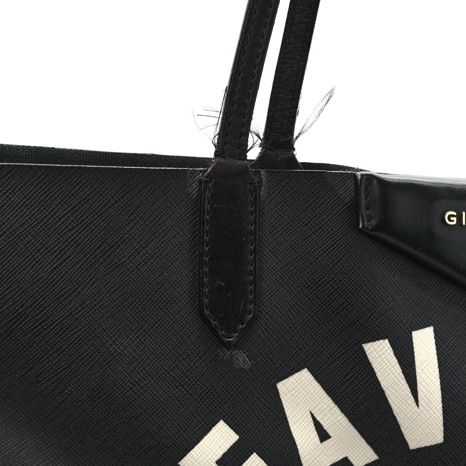 Givenchy Textured Coated Canvas Favelas Large Antigona Tote Black 13 of 23