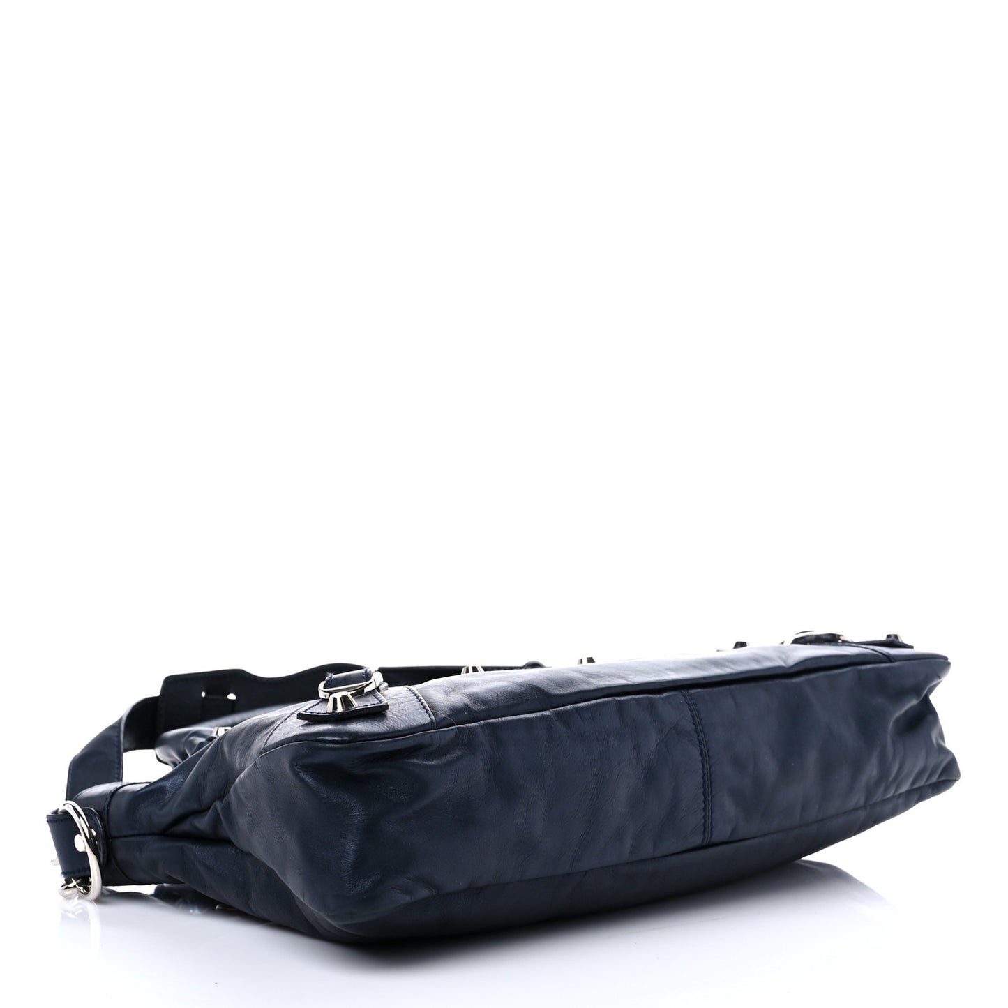 Iridescent Calfskin Classic Hardware First Bleu Mineral
